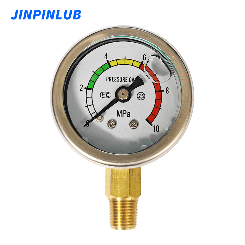 10MPa Immersion Vertical Pressure Gauge for lubrication Pump