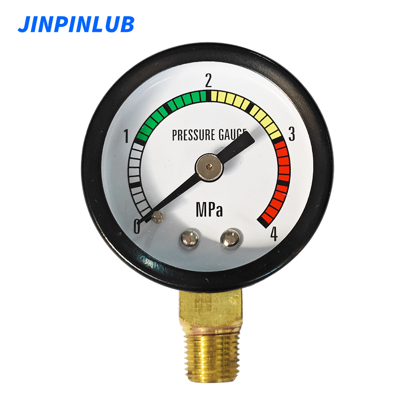 MB40 Brass Thread Bottom Connection Black Pressure Gauge