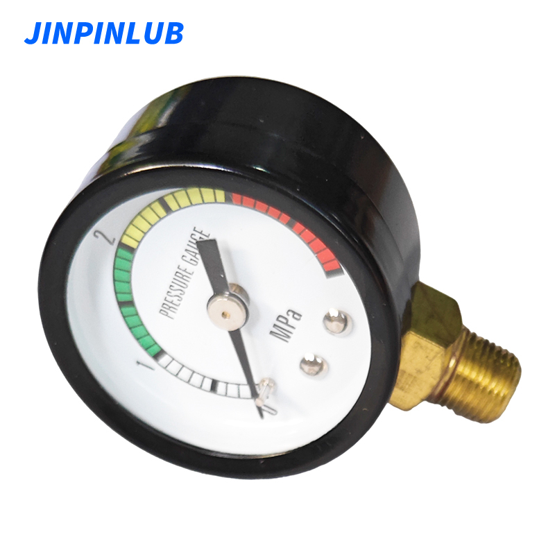 MB40 Brass Thread Bottom Connection Black Pressure Gauge