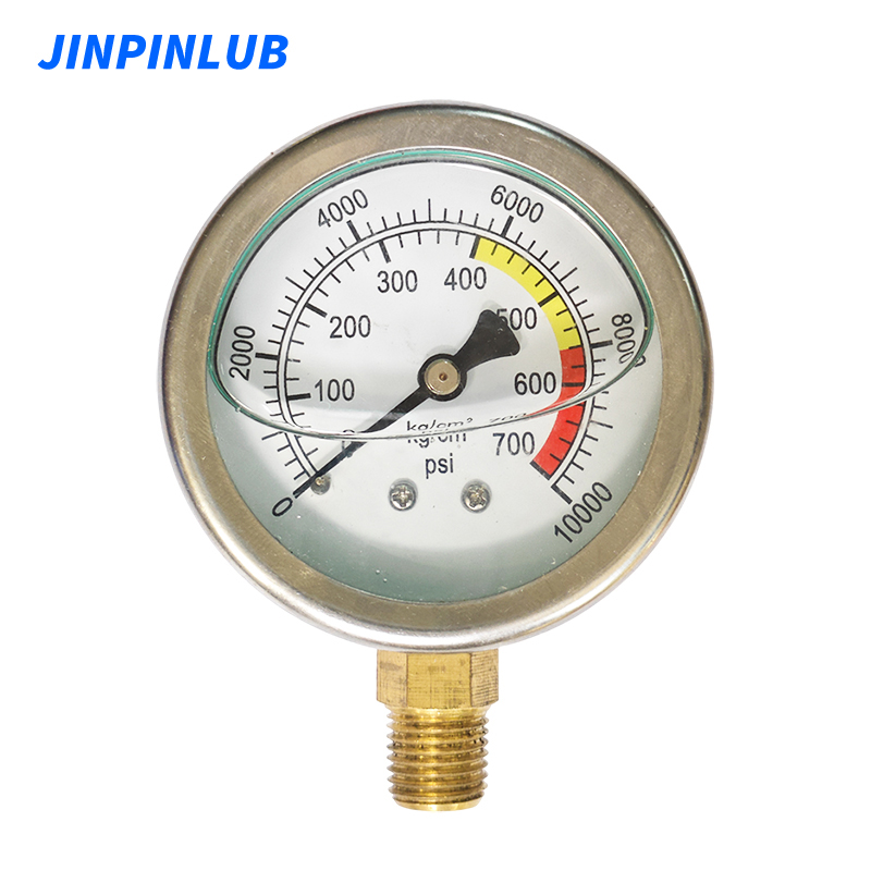 700bar Shock Resistant Pressure Gauge For Lubrication System