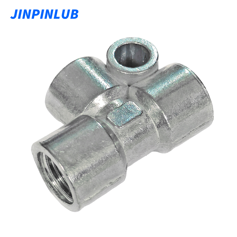 PKD-6 Zinc Alloy Fixed 3-Way Tee Connector Pipeline Adapter