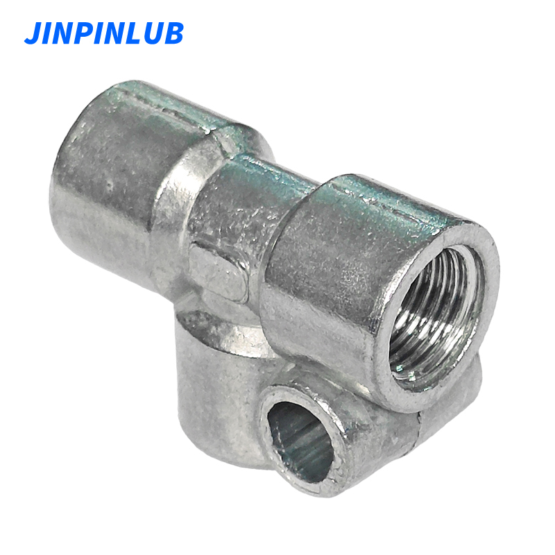 PKD-6 Zinc Alloy Fixed 3-Way Tee Connector Pipeline Adapter